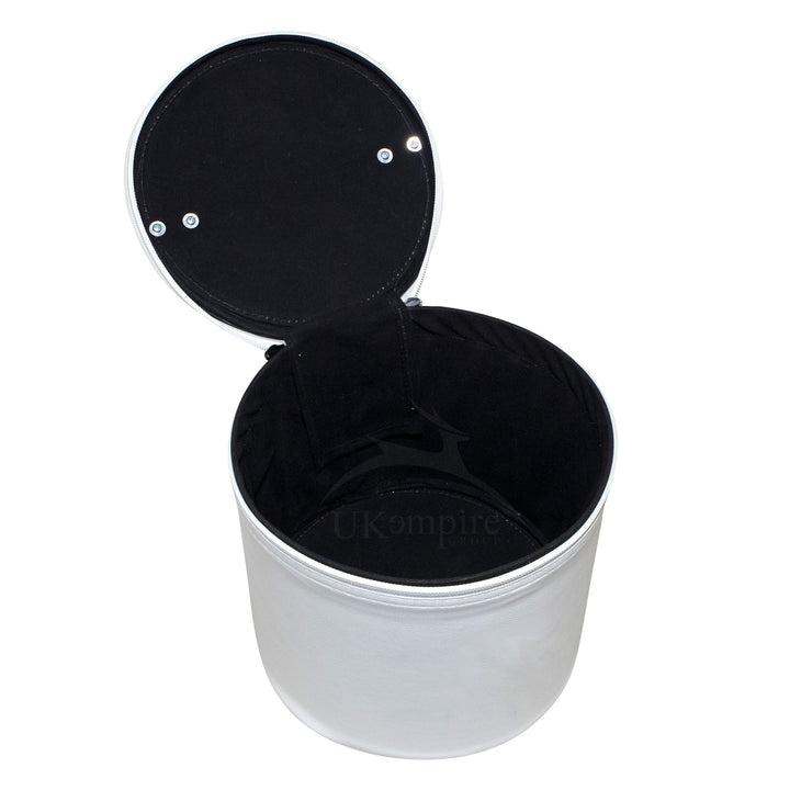 Masonic Fez Cap Case White Imitation Leather 3