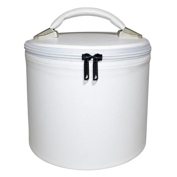 Masonic Fez Cap Case White Imitation Leather 