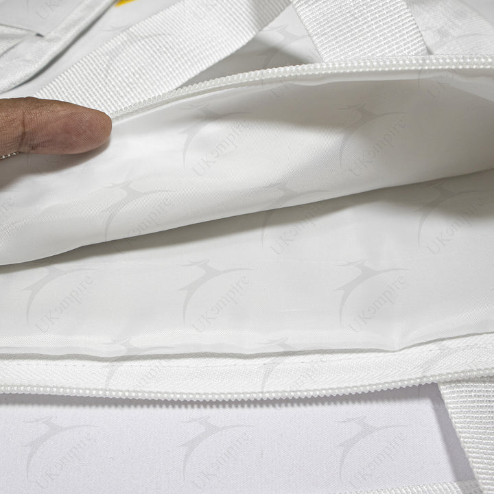 Masonic Worshipful Master White Tote Bag Printed with Hand & Shoulder Carry