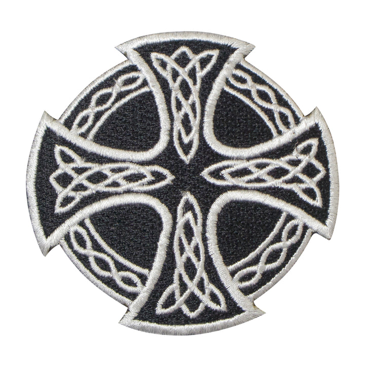 Premium Pinstar Xomise Celtic Cross Patch Machine Embroidery – Iron-On Back