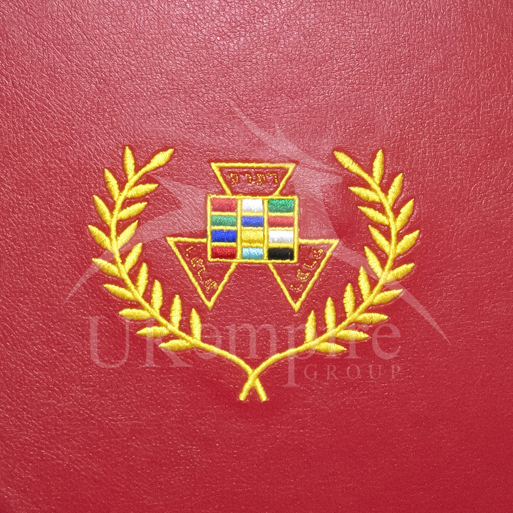 Masonic Royal Arch Past Grand High Priest PGHP Crown Cap Case Red 4