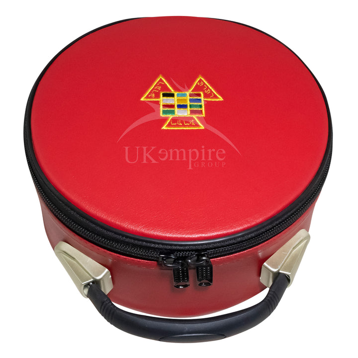 Masonic Royal Arch Past High Priest PHP Crown Cap Case Red 1