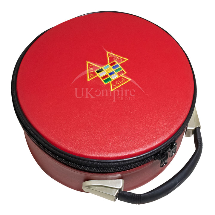Masonic Royal Arch Past High Priest PHP Crown Cap Case Red 2