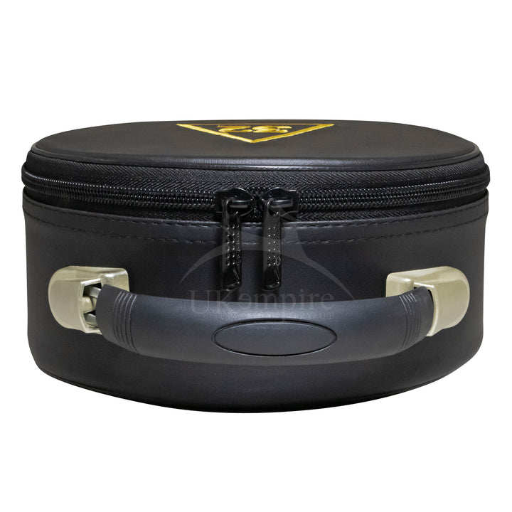 Masonic Scottish Rite 32 Degree Crown Cap Case Black – Machine Embroidered 4