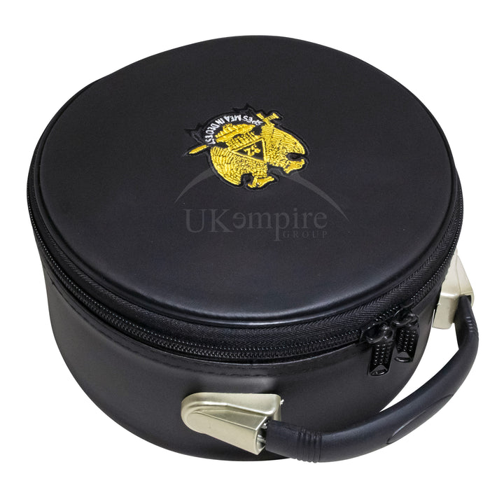 Scottish Rite 32 Degree Double Eagles Crown Cap Case (Black) 2