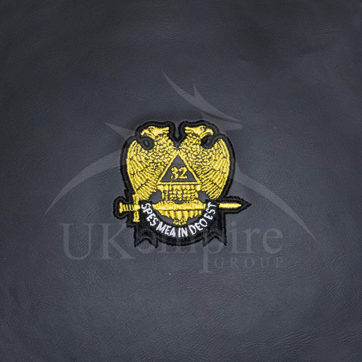Scottish Rite 32 Degree Double Eagles Crown Cap Case (Black) 3