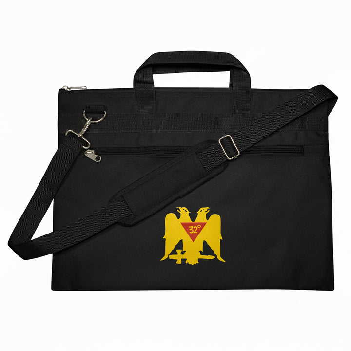 Masonic Scottish Rite 32rd Degree Double Eagle Wings Down Tote Bag Printed