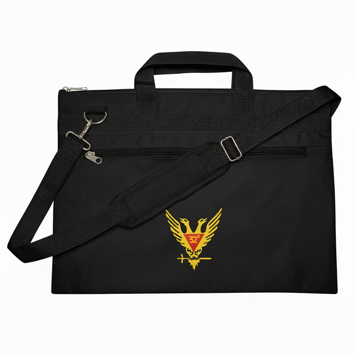 Masonic Scottish Rite 32rd Degree Double Eagle Wings Up Tote Bag Printed