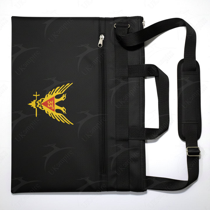 Masonic Scottish Rite 33rd Degree Double Eagle Wings Up Tote Bag Printed