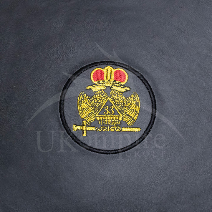 Scottish Rite 33 Degree Double Eagles Crown Cap Case (Black) 3