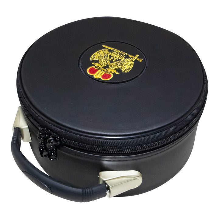 Scottish Rite 33 Degree Double Eagles Crown Cap Case (Black)