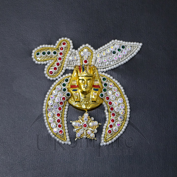 shriner-chain-collar-case-rhinestones-emblem 4