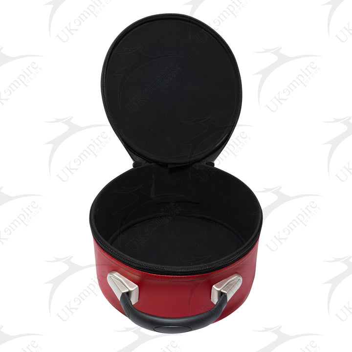 Masonic Shriner Crown Cap Case Red, Machine Embroidered Emblem 4