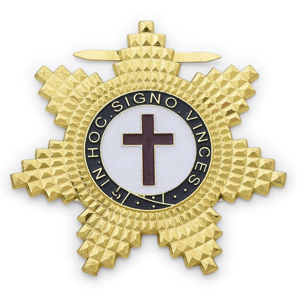 Knights Templar Commandery Breast Jewel - IN HOC SIGNO VINCES