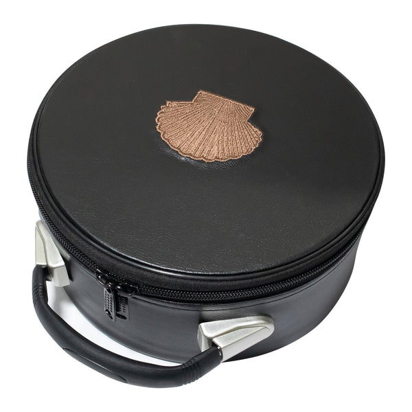 Masonic ST Thomas of Acon Crown Cap Case Black, Bronze Emblem