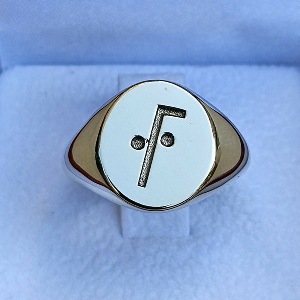 Masonic Ring - 9K Gold Tubalcain