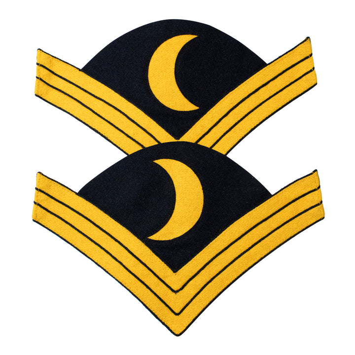 Indian War Period 1888 US Uniform Commissary Sergeant Chevrons Cavalry Yellow Navy Blue Wool