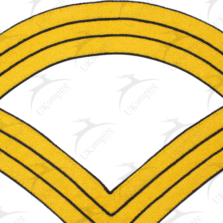 Indian War Period 1887 US Uniform Sergeant Major Stripes Chevrons Cavalry Yellow Navy Blue Wool-2