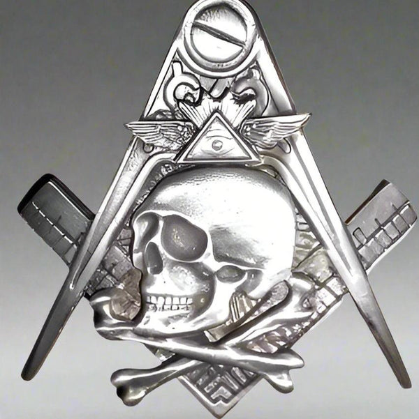 Widows Sons Pin - Skull & Bones With Eye Of Providence
